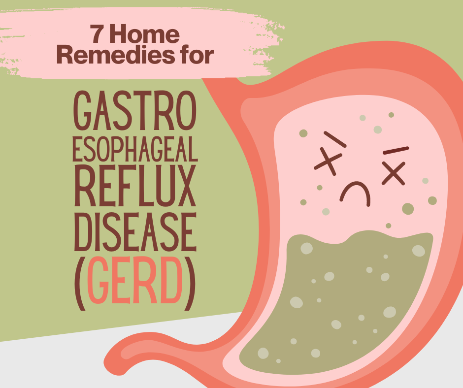 GERD is easily managed with home remedies.