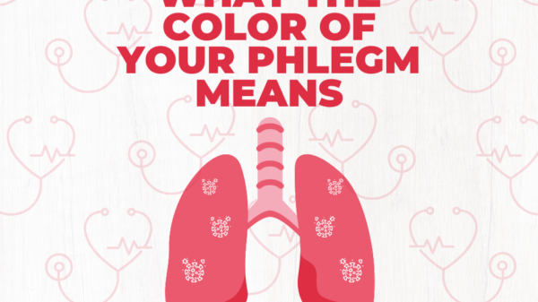 You can tell a lot about your health based on your phlegm color.